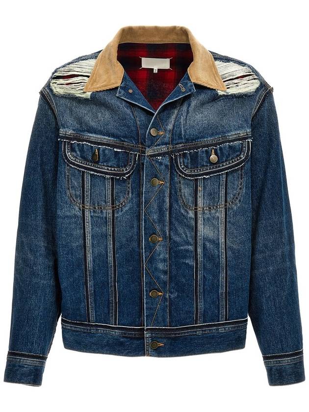 Cotton Denim Jacket Blue - MAISON MARGIELA - BALAAN 2