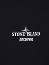 Archivio Project Lino Watro Cotton Jersey Short Sleeve T-Shirt Black - STONE ISLAND - BALAAN 4