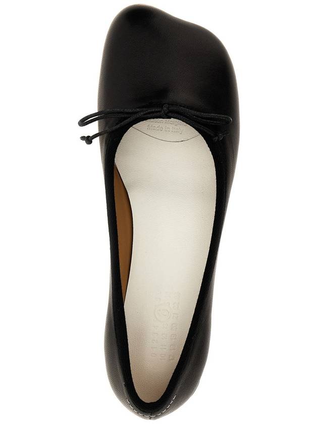 Leather Ballerina Flats Black - MAISON MARGIELA - BALAAN 5