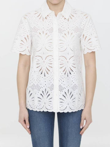 Sangallo Lace Shirt - SELF PORTRAIT - BALAAN 1