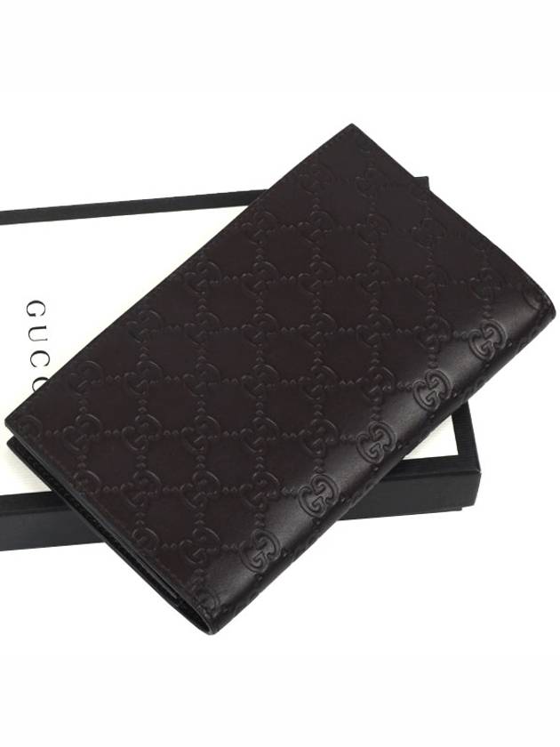 Seama Signature Clutch Long Wallet Dark Brown - GUCCI - BALAAN 7