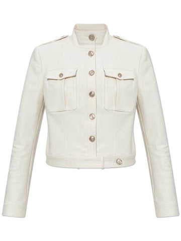 Tom Ford Jacket With Pockets, Women's, Cream - TOM FORD - BALAAN 1