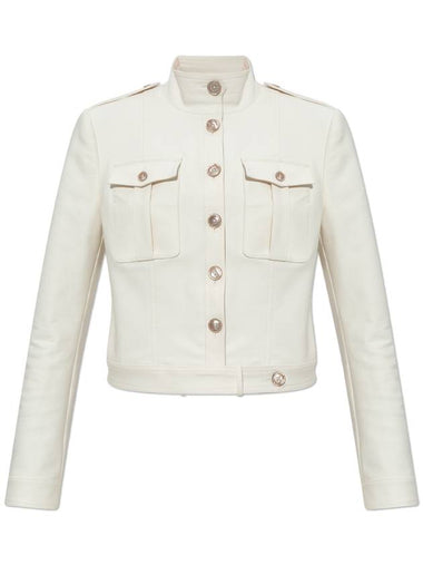 Tom Ford Jacket With Pockets, Women's, Cream - TOM FORD - BALAAN 1