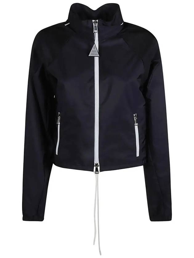 Women's Alose Zip Up Hoodie Night Blue - MONCLER - BALAAN 2