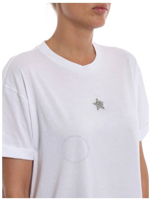 Stella Mccartney Mini Star Crystal Embroidered T-Shirt, Brand Size 36 (US Size 2) - STELLA MCCARTNEY - BALAAN 3