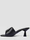 Soft Padded Nappa Sandals Heel Black - PRADA - BALAAN 4