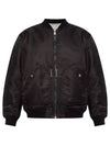 J-Mattan Reversible Bomber Jacket Black - DIESEL - BALAAN 2