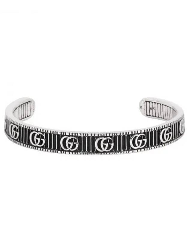 Marmont GG Detail Cuff Bracelet Silver YBA551903001 - GUCCI - BALAAN 2