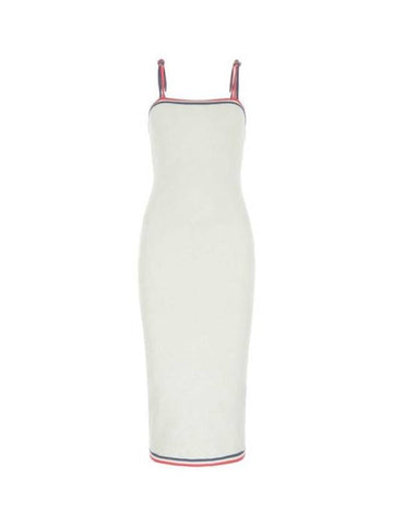 midi dress FZDB45ANZE F0ZNM WHITE - FENDI - BALAAN 1