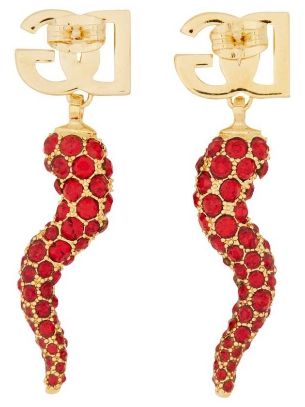 Dolce & Gabbana Earring With Logo And Cornet - DOLCE&GABBANA - BALAAN 2