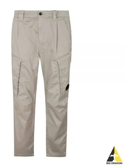 Stretch Sateen Loose Cargo Straight Pants Grey - CP COMPANY - BALAAN 2