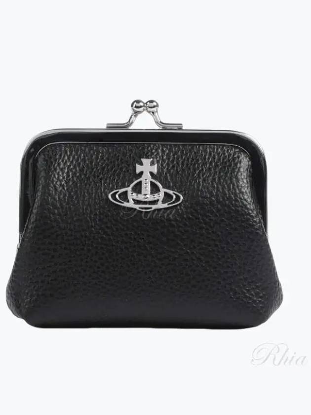 ORB Logo Coin Purse Black - VIVIENNE WESTWOOD - BALAAN 2