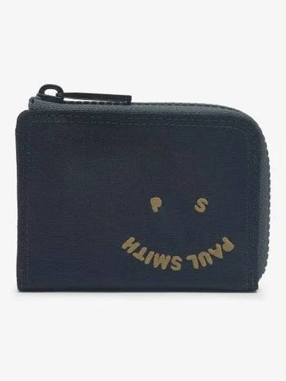 Happy Logo Card Wallet Black - PAUL SMITH - BALAAN 2