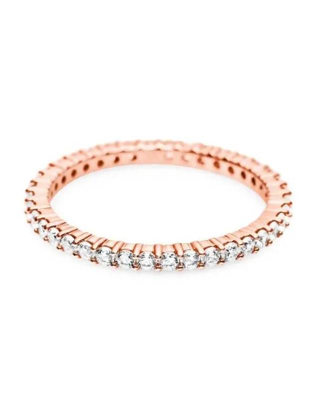 Vittore Round Cut Ring Rose Gold - SWAROVSKI - BALAAN 3