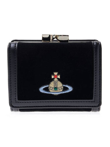 Small Prime Half Wallet Black - VIVIENNE WESTWOOD - BALAAN 1