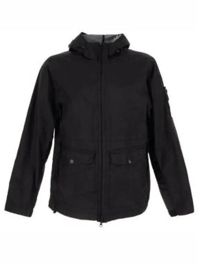 Membrana 3L TC Hooded Jacket Black - STONE ISLAND - BALAAN 2