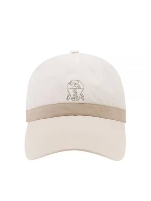 Front Embroidered Logo Ball Cap Beige - BRUNELLO CUCINELLI - BALAAN 2