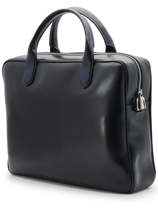 Dupont Derby Black Leather Laptop Briefcase - S.T. DUPONT - BALAAN 2