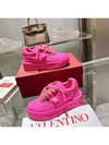 Men s Pink Garavani One Stud XL Nappa Leather Low Top Sneakers S0G37XTMUWT - VALENTINO - BALAAN 1