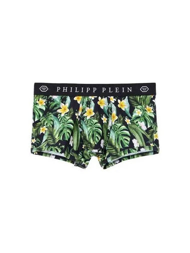 Men's Hawaiian Pattern Drawn Green 270617 - PHILIPP PLEIN - BALAAN 1