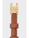 Teen Triomphe Calfskin Belt Tan - CELINE - BALAAN 2