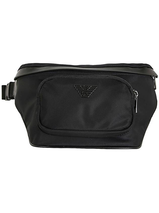 Logo Nylon Belt Bag Black - EMPORIO ARMANI - BALAAN 2