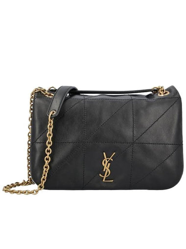 Jamie 4.3 Small Lambskin Shoulder Bag Black - SAINT LAURENT - BALAAN 1