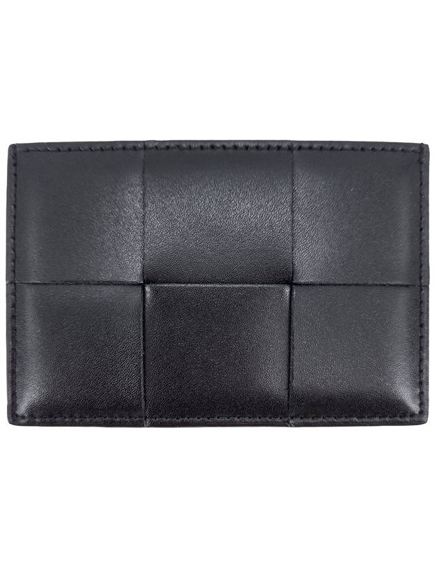 Intrecciato Cassette Card Wallet Black - BOTTEGA VENETA - BALAAN 3