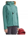 Women's Ashinya Waterproof Zip-Up Hoodie Brush Green - KLATTERMUSEN - BALAAN 2