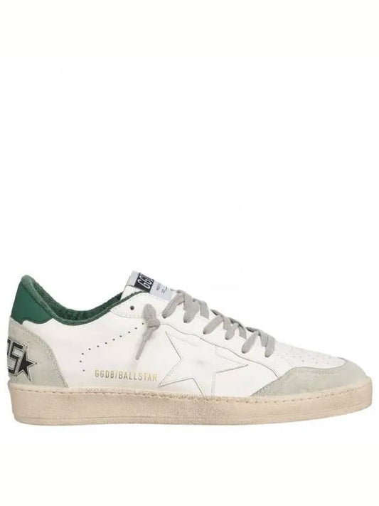 Ball Star Leather Low Top Sneakers White - GOLDEN GOOSE - BALAAN 2