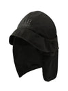 Embroidered Logo Earflap Bucket Hat Black - CP COMPANY - BALAAN 2