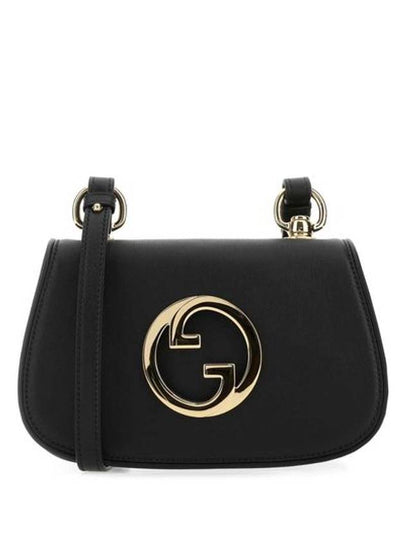 Blondie Small Leather Shoulder Bag Black - GUCCI - BALAAN 2