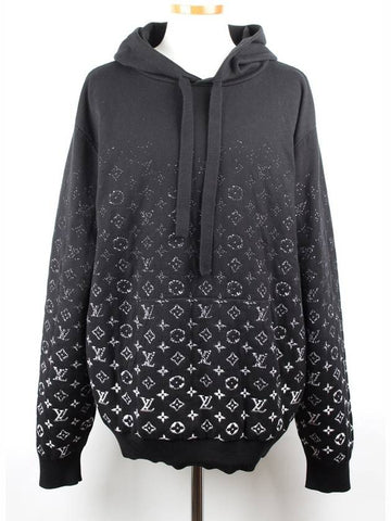 Monogram Gradient Knit Hoodie XL - LOUIS VUITTON - BALAAN 1