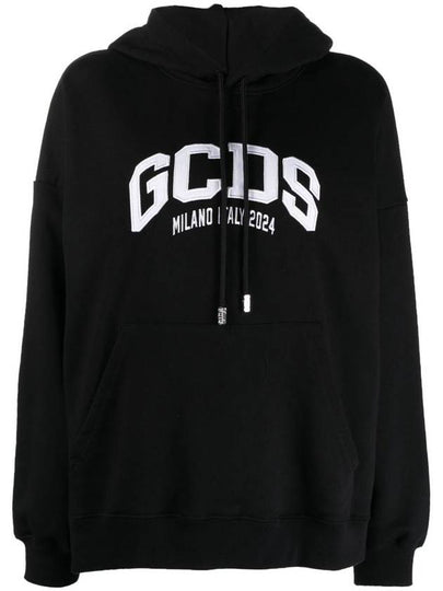 FW 23 24 sweatshirt con cappuccio ricamo logo FW23M10068102 - GCDS - BALAAN 2