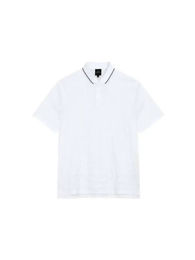 Men s Logo Front Polo Shirt White 270053 - ARMANI EXCHANGE - BALAAN 1