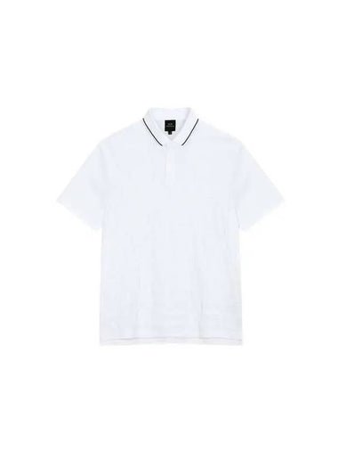 Men s Logo Front Polo Shirt White 270053 - ARMANI EXCHANGE - BALAAN 1