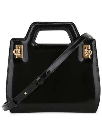 Wanda Mini Bag Black - SALVATORE FERRAGAMO - BALAAN 2