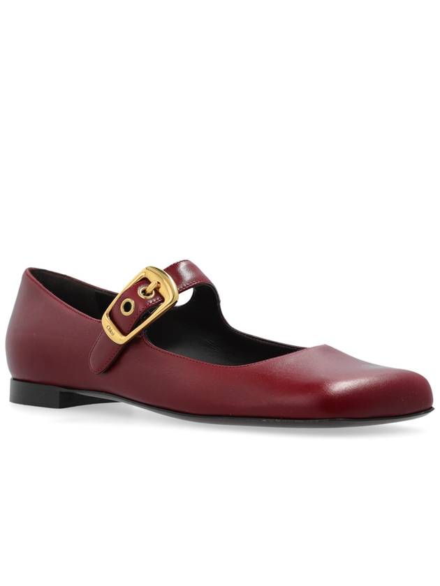 Chloé Ballet Flats Polly, Women's, Burgundy - CHLOE - BALAAN 4