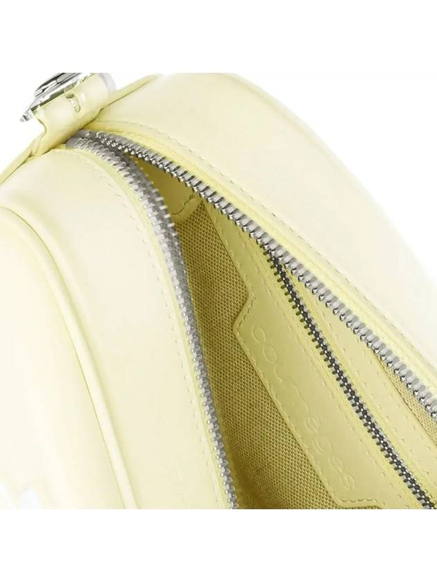 Reedition Camera Leather Cross Bag Pastel Yellow - COURREGES - BALAAN 5