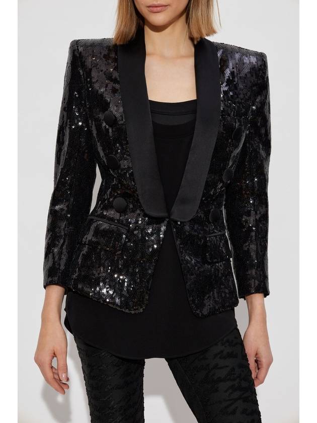 Balmain Sequin Blazer, Women's, Black - BALMAIN - BALAAN 3