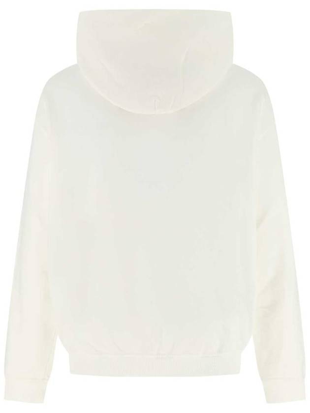 Riverse Embroidered Logo Hoodie White - MAISON MARGIELA - BALAAN 3