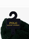 Polo Bear Cable Knit Beanie Dark Green - POLO RALPH LAUREN - BALAAN 4