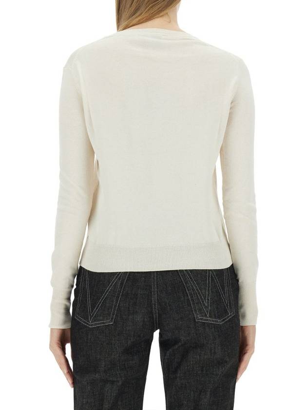 ORB Embroid Logo Knit Top Cream - VIVIENNE WESTWOOD - BALAAN 4