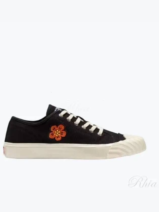 School Flower Low Top Sneakers Black - KENZO - BALAAN 2