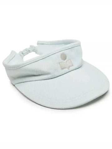 Tyree Visor Hat Light Blue CQ004XFA A1C17A - ISABEL MARANT - BALAAN 1