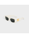 Eyewear Triope XL 01 Acetate Sunglasses Ivory - CELINE - BALAAN 3