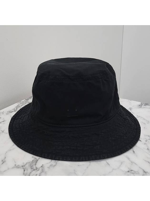 Micro Face Patch Bucket Hat Black - ACNE STUDIOS - BALAAN 5