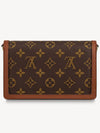 Dauphine Chain Long Wallet Brown - LOUIS VUITTON - BALAAN 6