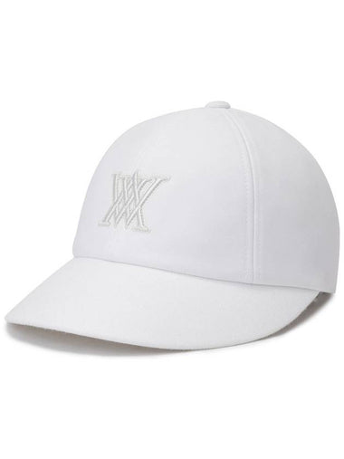 Official W CIRCLE POINT BALLCAP WH - ANEWGOLF - BALAAN 1