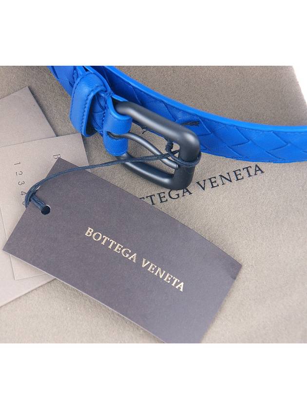 Napa Belt Blue 274470 V0010 4304 - BOTTEGA VENETA - BALAAN.